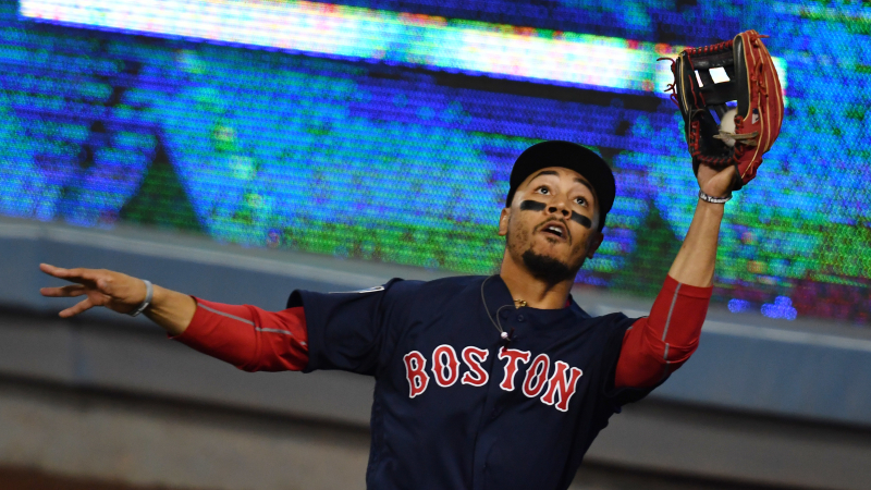 Boston Red Sox right fielder Mookie Betts