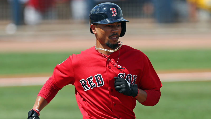 Boston Red Sox outfielder Mookie Betts