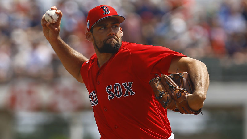 Red Sox pitcher Nathan Eovaldi