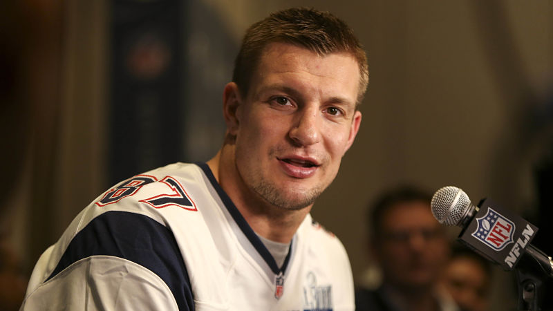 New England Patriots tight end Rob Gronkowski