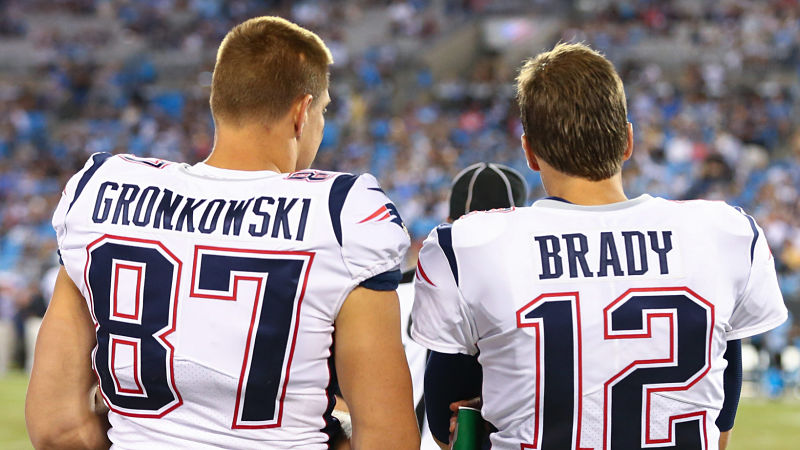 Rob Gronkowski, Tom Brady