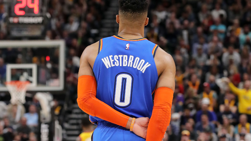 Oklahoma City Thunder guard Russell Westbrook