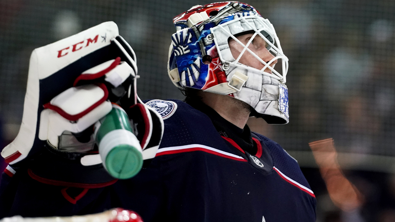Columbus Blue Jackets' Sergei Bobrovsky