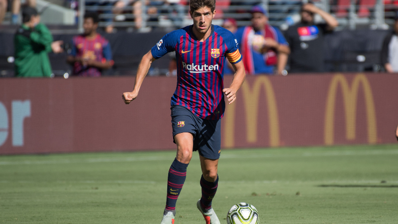 Barcelona midfielder Sergi Roberto