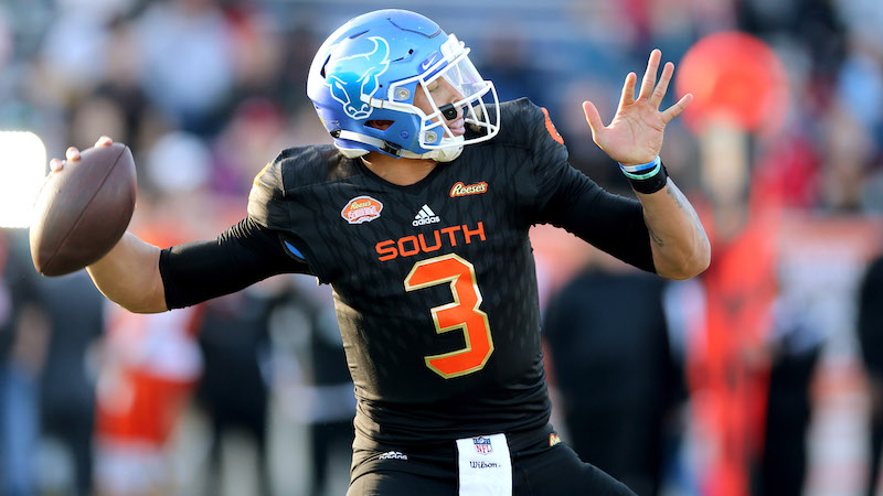 Buffalo quarterback Tyree Jackson