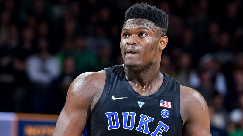 Duke Blue Devils forward Zion Williamson