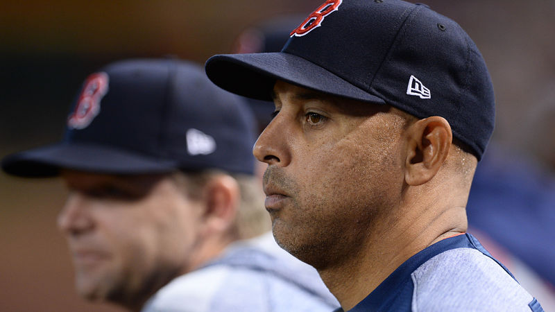 Boston Red Sox manager Alex Cora