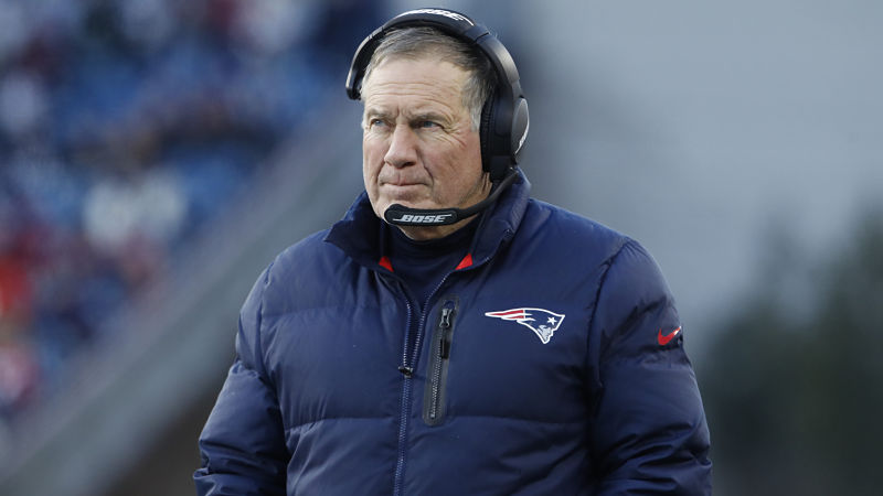 New England Patriots head coach Bill Belichick