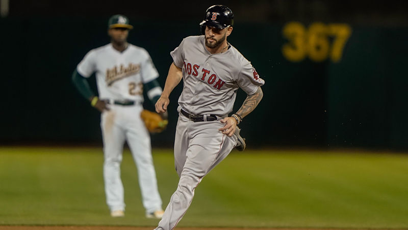 Boston Red Sox catcher Blake Swihart