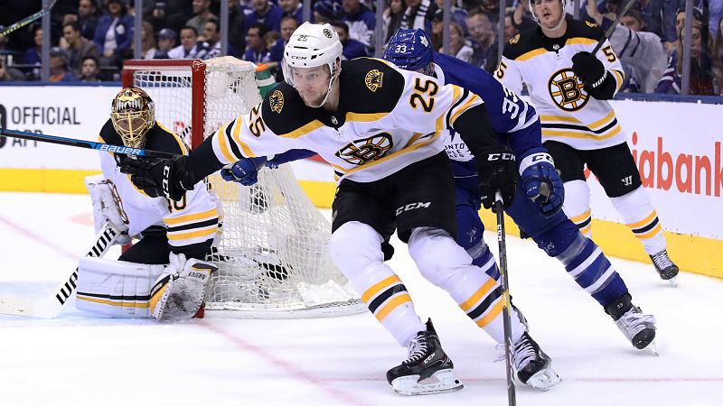 Boston Bruins defenseman Brandon Carlo