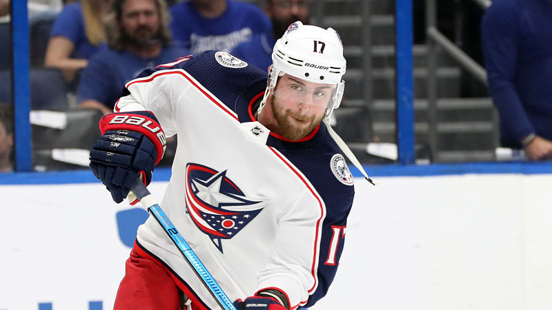 Columbus Blue Jackets forward Brandon Dubinsky