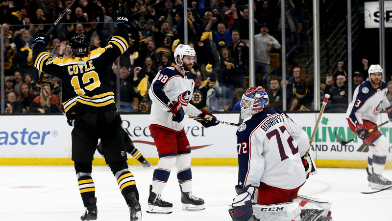 Boston Bruins Center Charlie Coyle