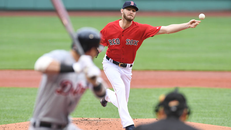 Boston Red Sox pitcher Chris Sale