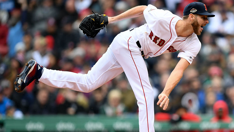 Boston Red Sox pitcher Chris Sale
