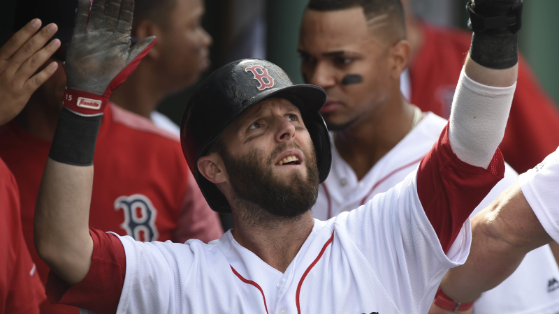 Boston Red Sox second baseman Dustin Pedroia