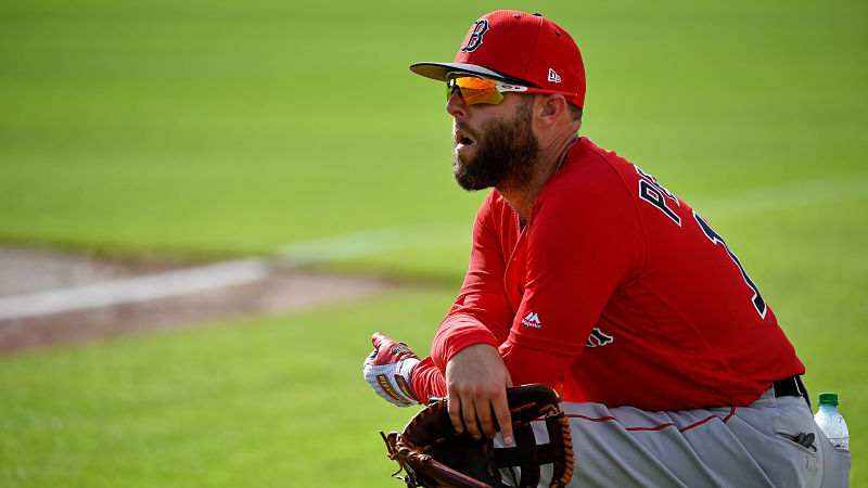 Boston Red Sox second baseman Dustin Pedroia
