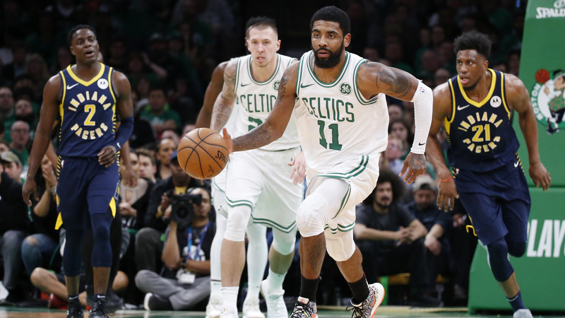 Celtics point guard Kyrie Irving