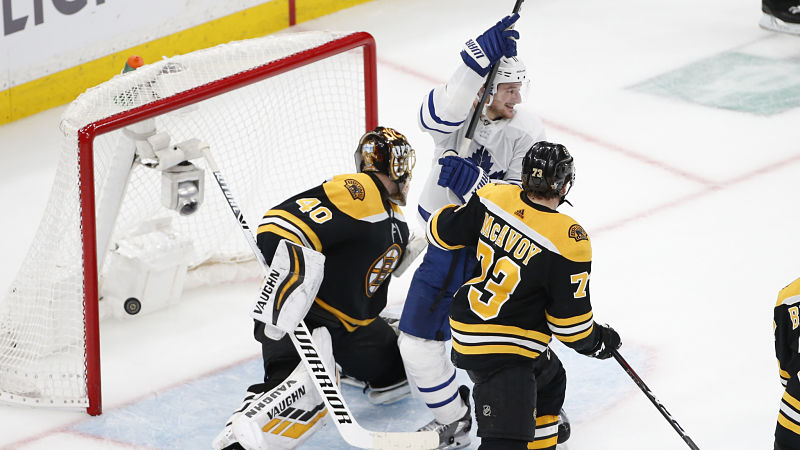Boston Bruins goalie Tuukka Rask