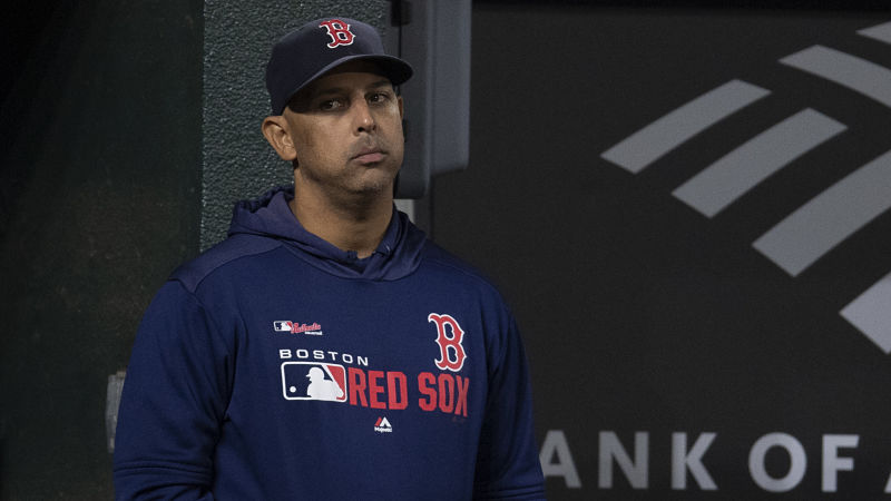 Boston Red Sox manager Alex Cora