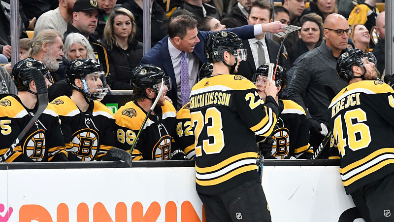 Boston Bruins coach Bruce Cassidy