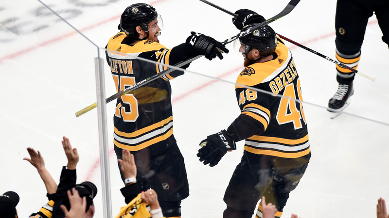 Bruins defenseman Connor Clifton