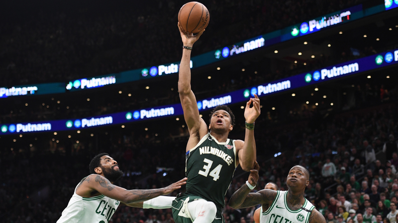 Bucks forward Giannis Antetokounmpo