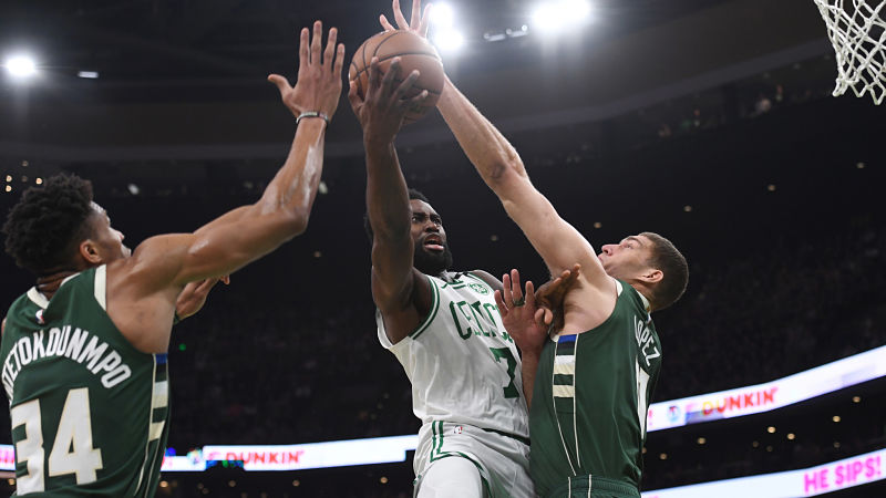 Boston Celtics guard Jaylen Brown