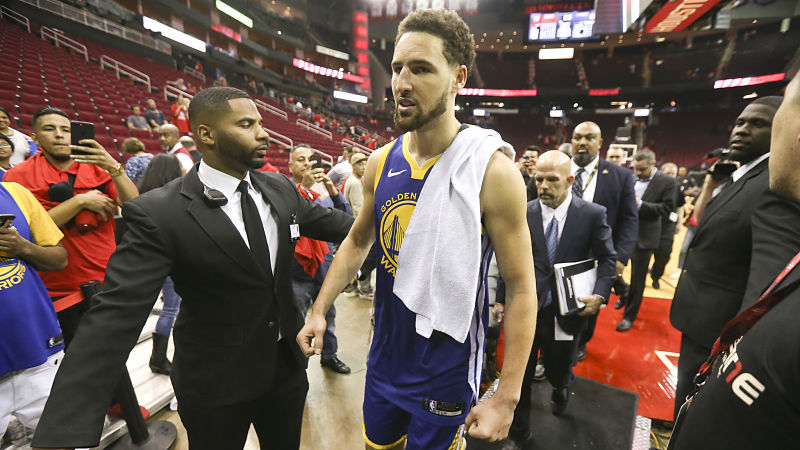 Golden State Warriors guard Klay Thompson