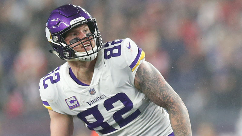 Minnesota Vikings tight end Kyle Rudolph