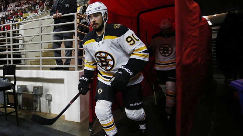 Boston Bruins left wing Marcus Johansson