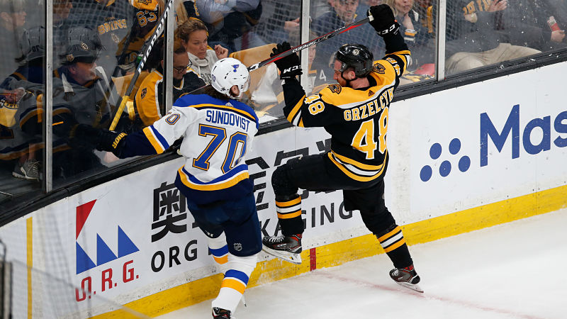 Boston Bruins defensman Matt Grzelcyk