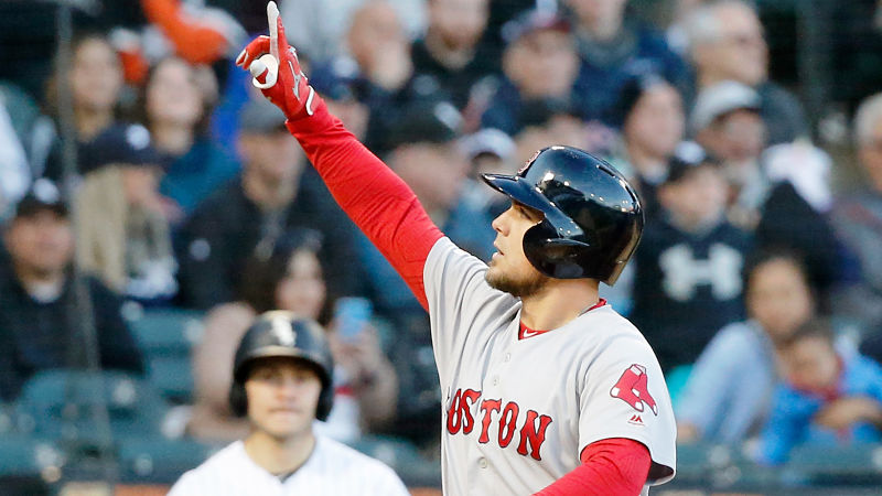 Boston Red Sox infielder Michael Chavis