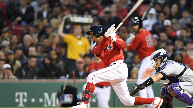 Boston Red Sox right fielder Mookie Betts
