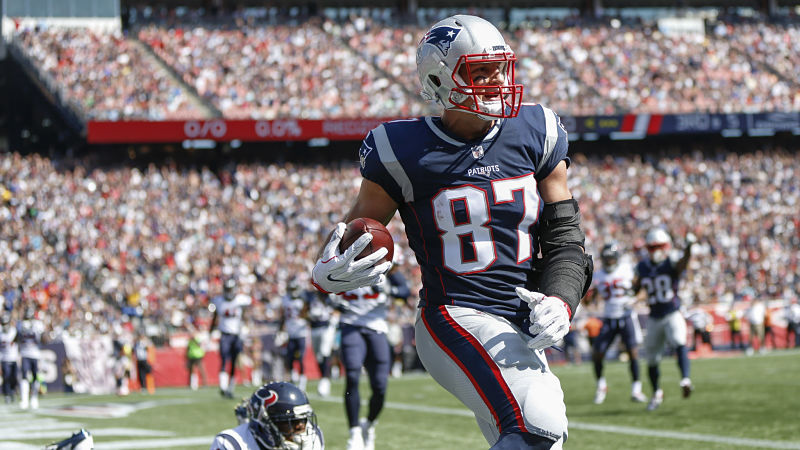 Former New England Patriots tight end Rob Gronkowski