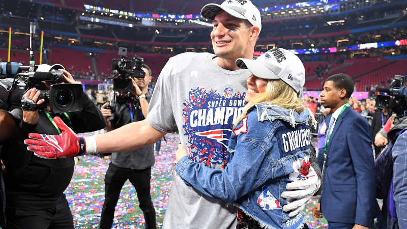 Rob Gronkowski and Camille Kostek