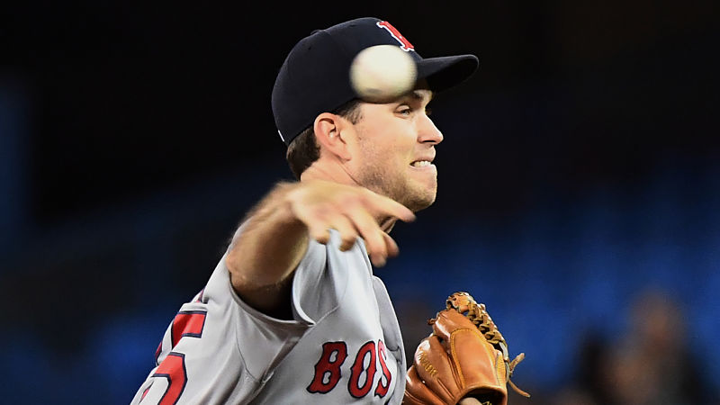 Boston Red Sox pitcher Ryan Weber