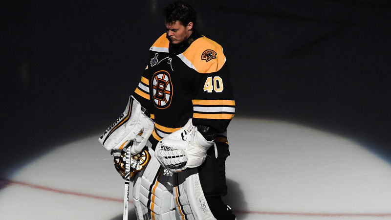 Boston Bruins goalie Tuukka Rask