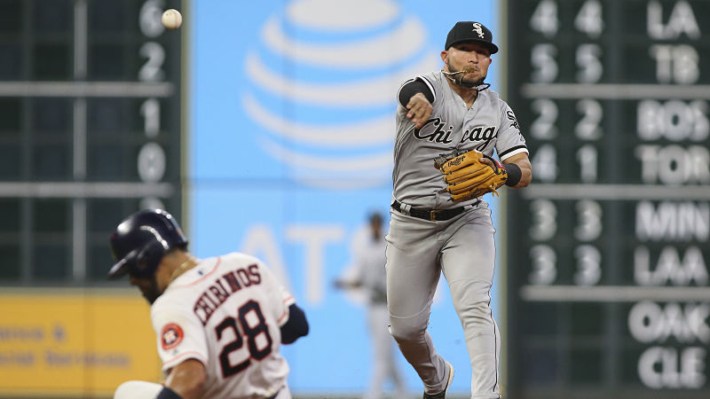 Chicago White Sox second baseman Yolmer Sanchez