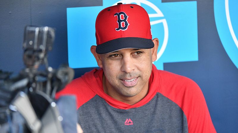 Boston Red Sox manager Alex Cora