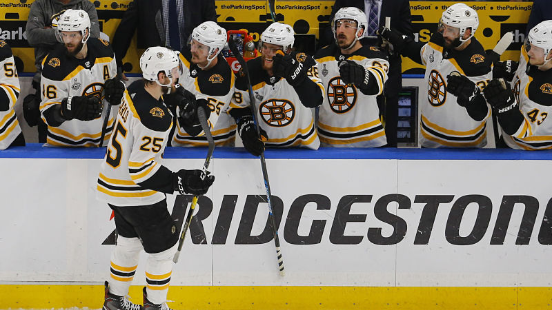 Boston Bruins defenseman Brandon Carlo