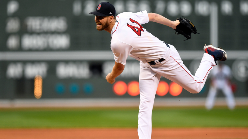 Red Sox pitcher Chris Sale