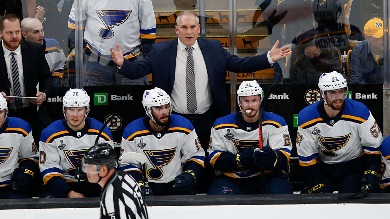 St. Louis Blues head coach Craig Berube