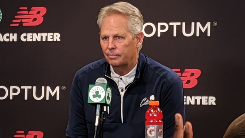 Boston Celtics president of basketball operations Danny Ainge