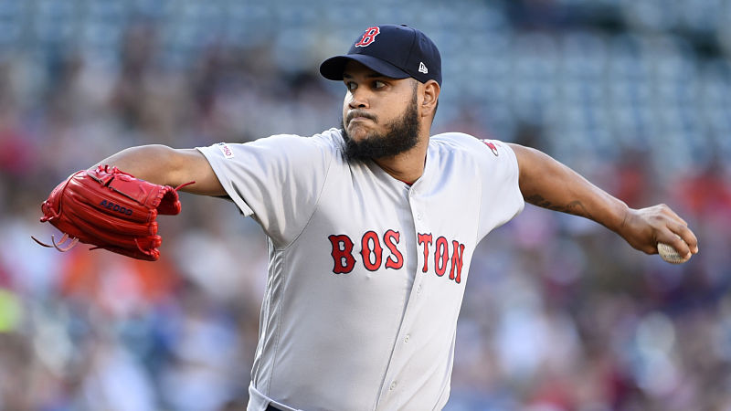 Boston Red Sox pitcher Eduardo Rodriguez