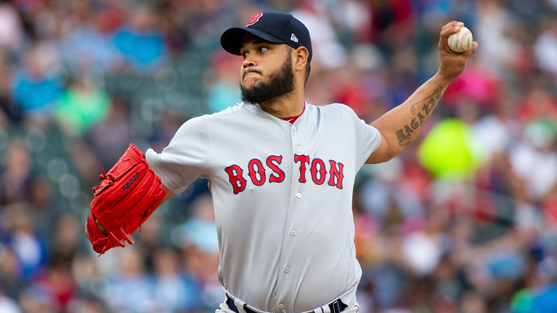 Boston Red Sox starting pitcher Eduardo Rodriguez