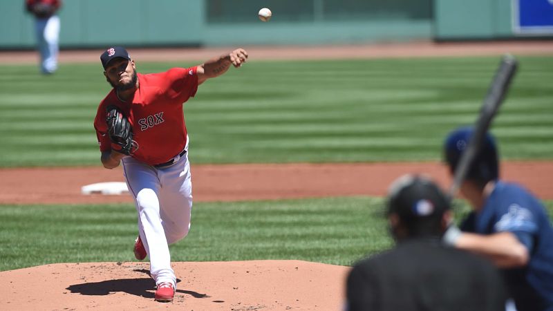 Boston Red Sox starting pitcher Eduardo Rodriguez