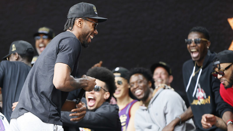 Toronto Raptors forward Kawhi Leonard