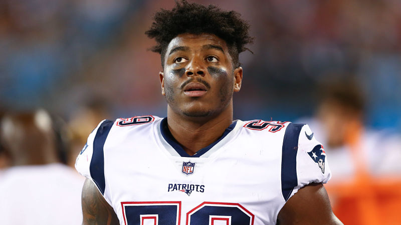 NFL linebacker Marquis Flowers