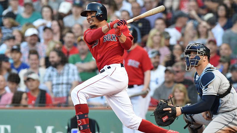 Boston Red Sox right fielder Mookie Betts