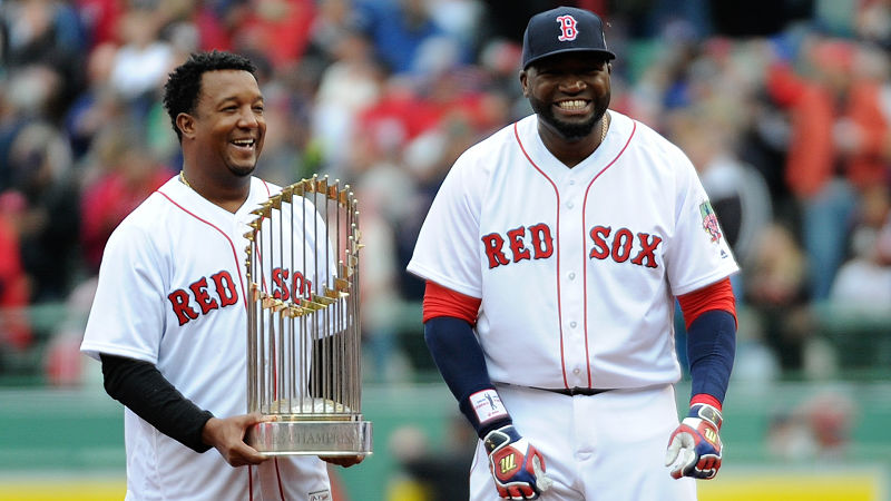 Pedro Martinez and David Ortiz